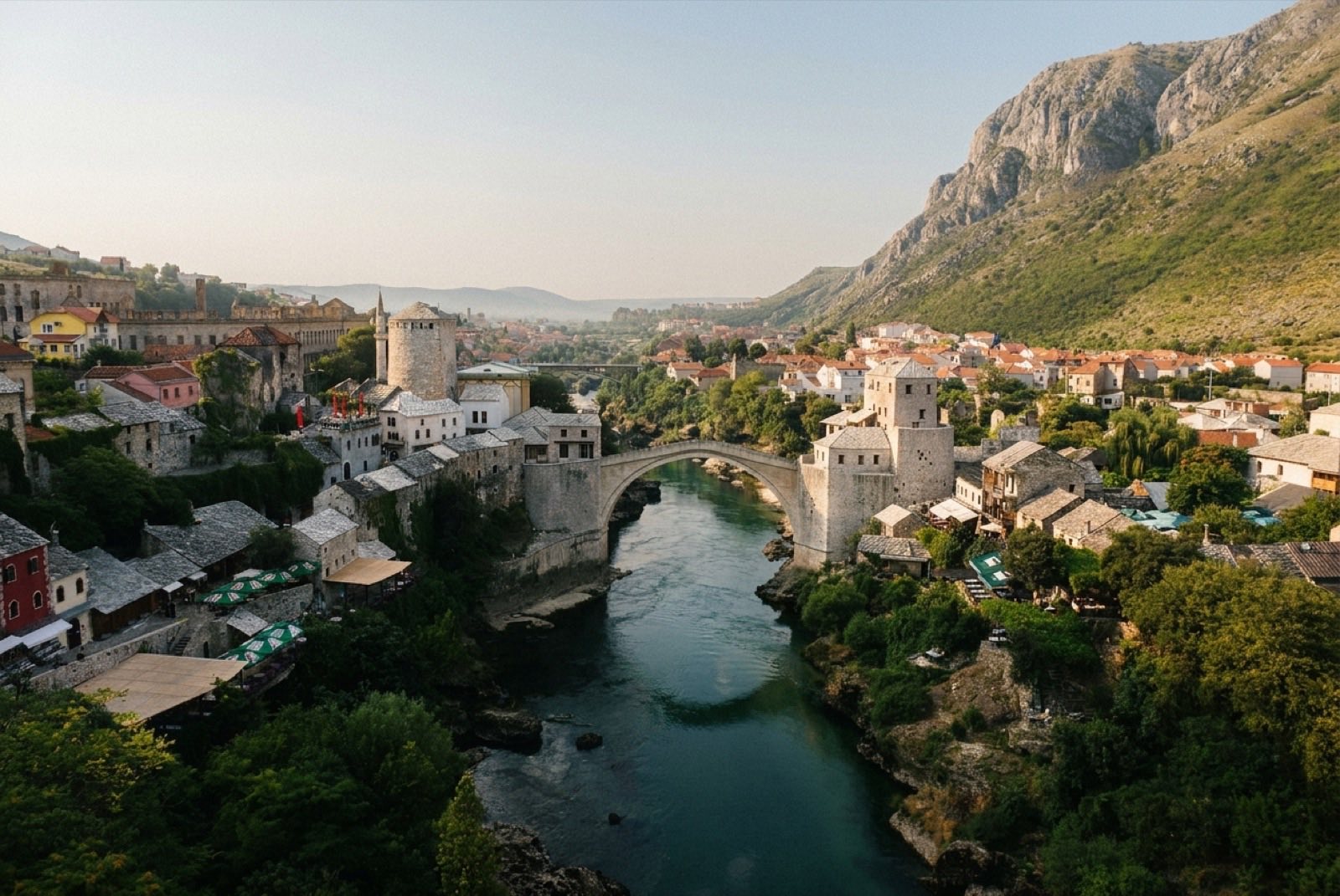 Stari Most, the Old Bridge of Mostar